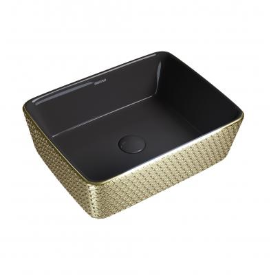 Раковина чаша Grossman GR-3016GBR (480х370х130) золото